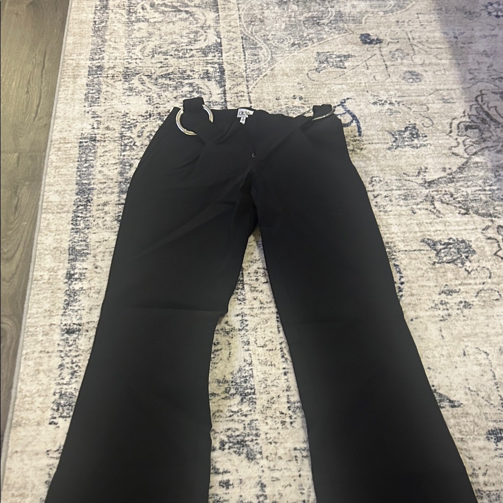 Cacique Black Nylon-Spandex Blend